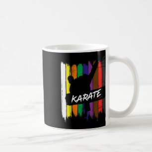 Mug Karate Belt Couleurs Silhouette Arts Martiaux Desi