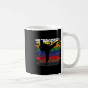 Mug Karate Belt Couleurs Silhouette Arts Martiaux Homm