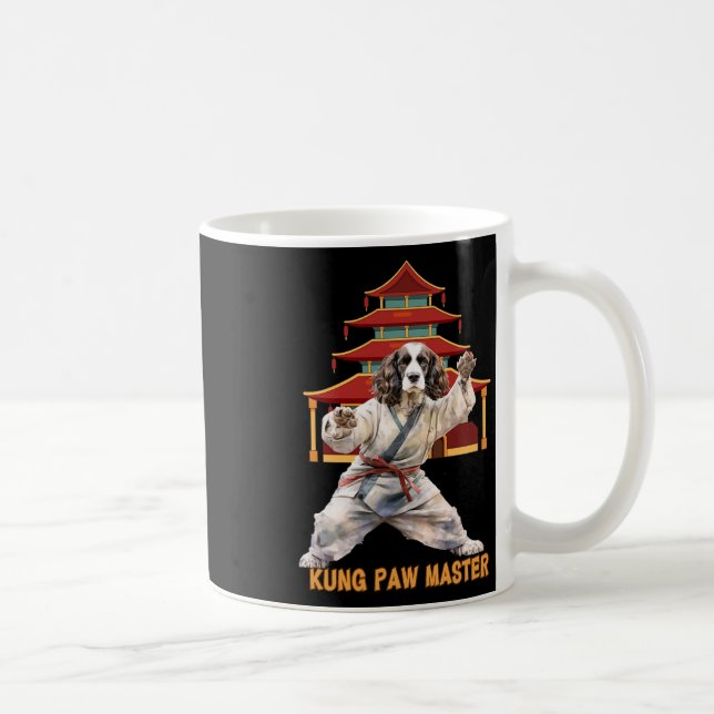 Mug Karate d'arts martiaux de l'English Springer Spani (Droite)