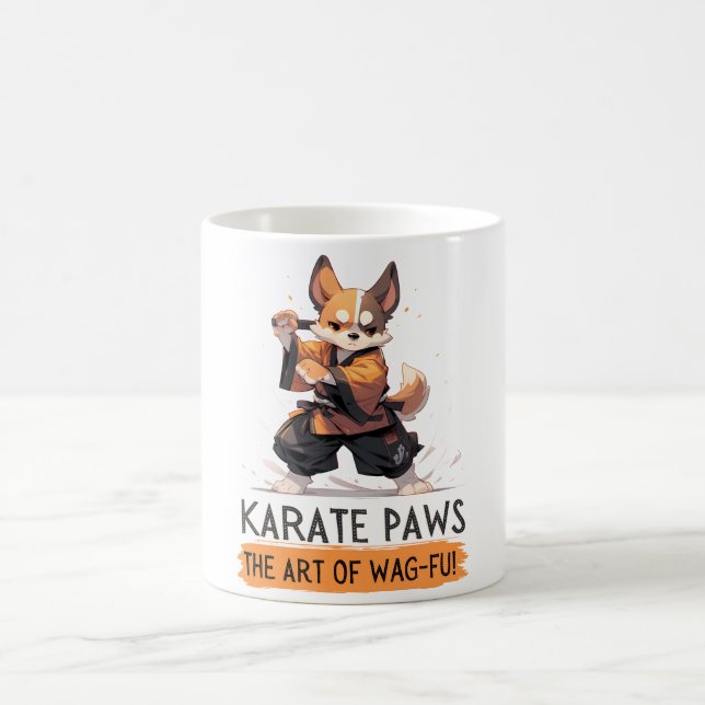 Mug Karate Dog - L'Art de Wag-fu ! (Centre)