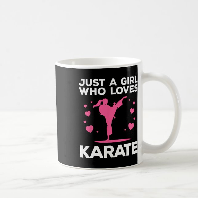 Mug Karate Drôle Pour Femmes Filles Karate Ceinture No (Droite)