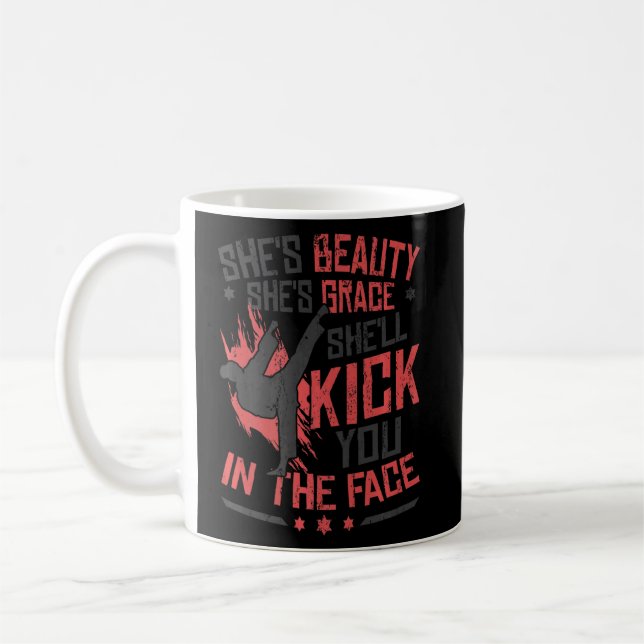 Mug Karate Girl Love Karate 1 (Gauche)