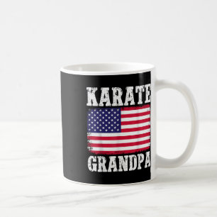 Mug Karate Grandpa Patriotique Usa Drapeau Martial Art