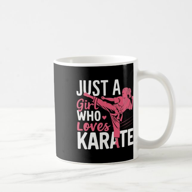 Mug Karate Juste Une Fille Qui Aime Karate Arts Martia (Droite)