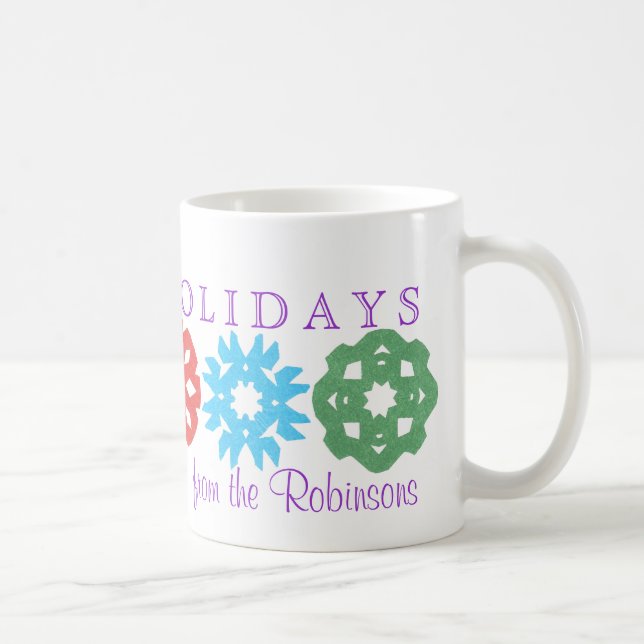 Mug Karate Kat joyeuses fêtes--pour personnaliser (Droite)
