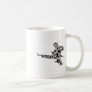 Mug Karate Martial Arts Flying Boxer Kickboxer T