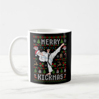 Mug Karate moche Santa Claus Martial