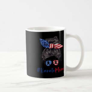 Mug Karate Mom Usa American Flag Mothers Day Cadeau 4e