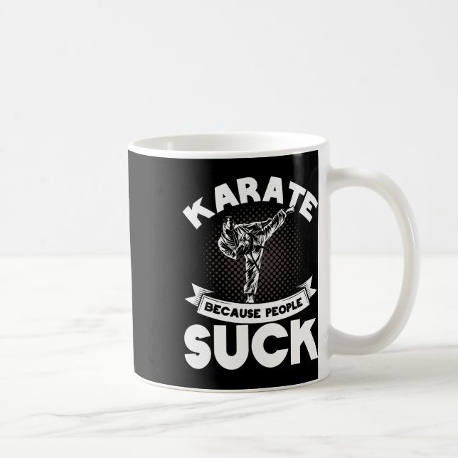 Mug Karaté Parce Que Les Gens Chuck Karate Trainer Kar (Droite)