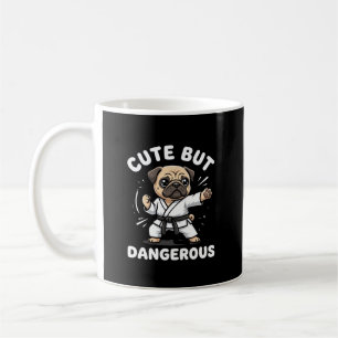 Mug Karateka Pug Chien Mignon Mais Dangereux