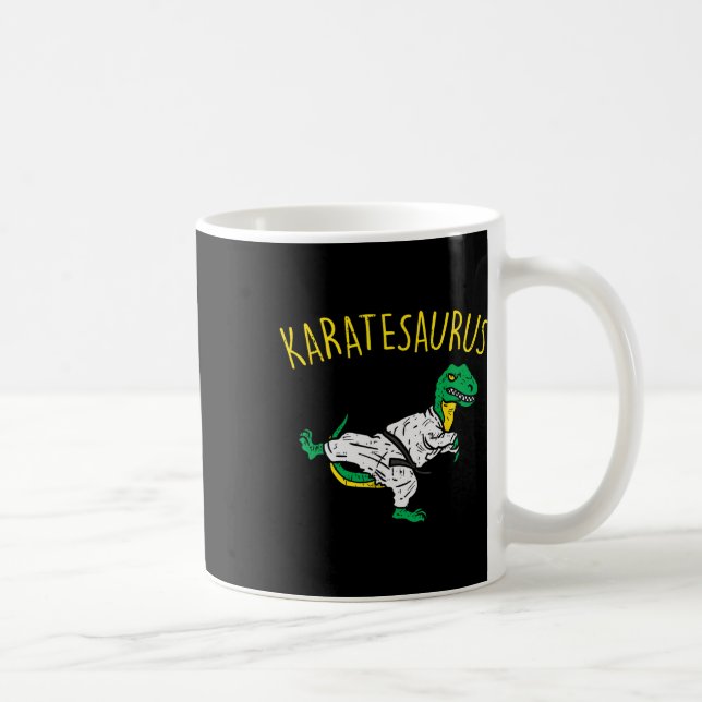 Mug Karatesaurus Trex Karate Funny Dinosaur Martial Ar (Droite)