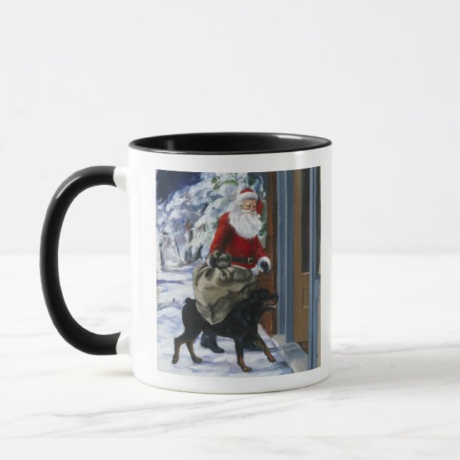 Mug Karl aidant le père noël de <Carl's Christmas> b (Gauche)
