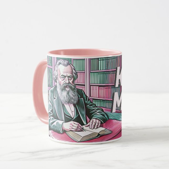 Mug Karl Marx (Fondateur du marxisme) (Devant gauche)