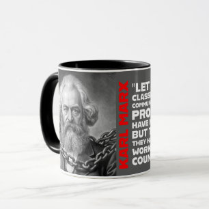 Mug Karl Marx Perdez-les chaînes ! les travailleurs s'