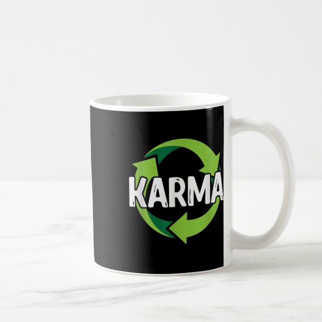 Mug Karma Destiny Meditation Recyclage P De l'environn (Droite)