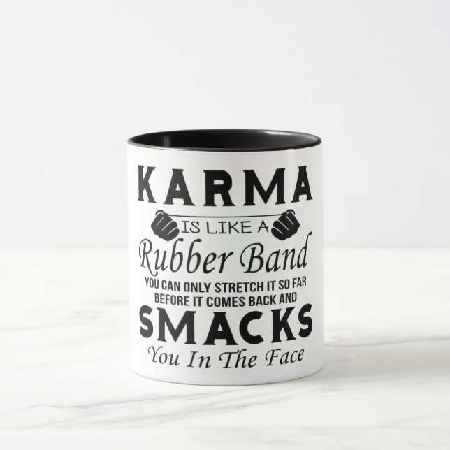 Mug Karma drôle (Centre)