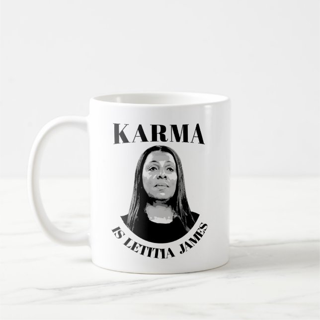 Mug Karma est Letitia James (Gauche)