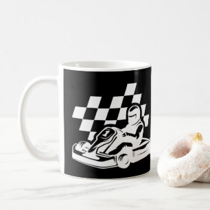 Mug Karting, voiture de course garçon anniversaire