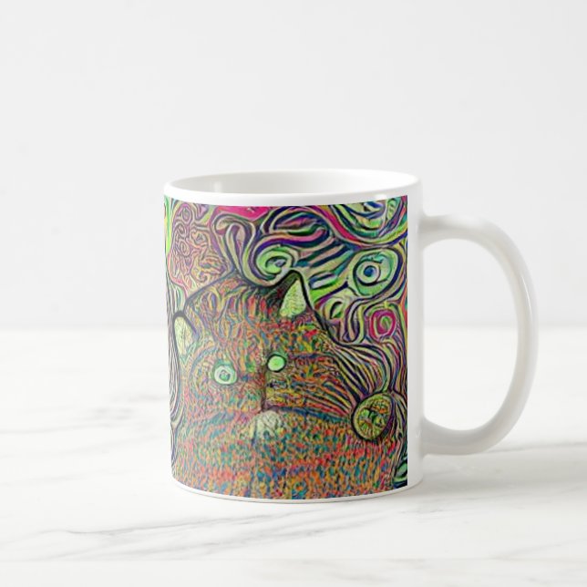 Mug kats kool psychédélique 34 (Droite)