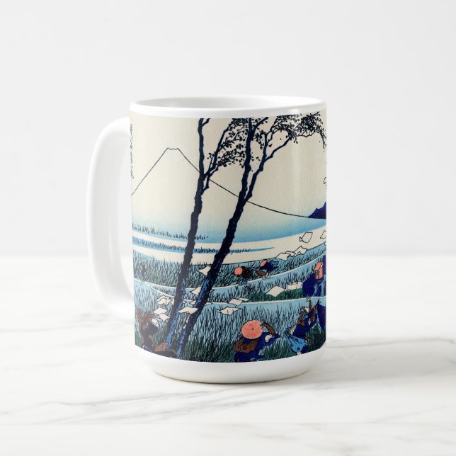 Mug Katsushika Hokusai - Ejiri dans la province de Sur (Devant gauche)