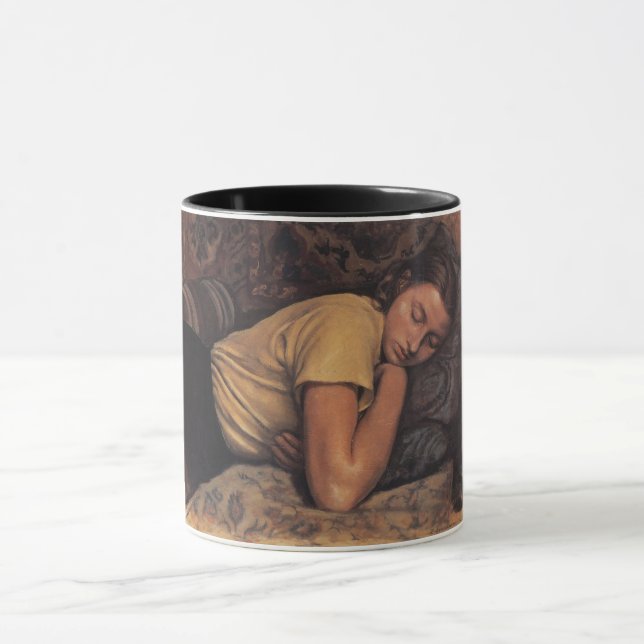Mug Katya endormi (par Serebriakova) (Centre)