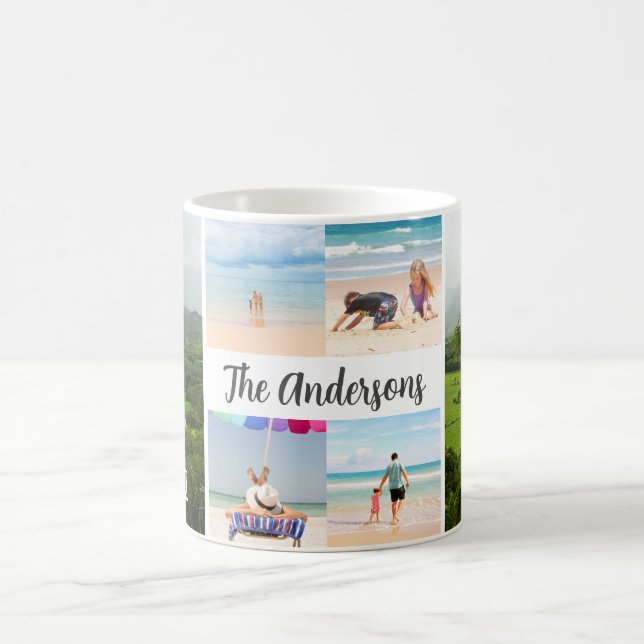 Mug Kauai, Hawaii 4 Photo Nom de famille et année (Centre)