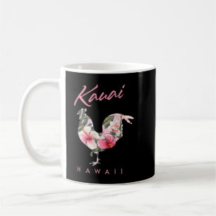 Mug Kauai Hawaii Fleur Hibiscus Poulet Amoureux Souven