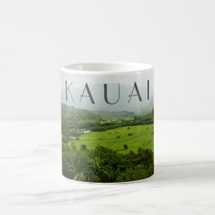 Mug Kauai, Hawaii paysage avec texte