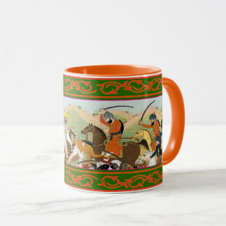 Mug Kaur - art historique sikh #2 - orange