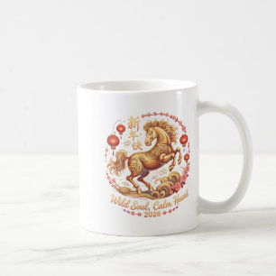 Mug Kawaii 2026 Dame Crazy Horse Âme Sauvage Cœur Calm