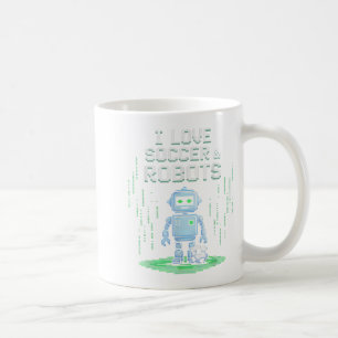 Mug Kawaii Amour Football & Robots Juste Un Garçon Qui