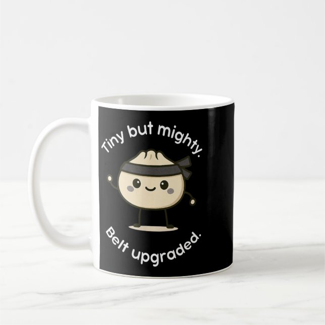 Mug Kawaii arts martiaux ceinture bleue dumpling karat (Gauche)