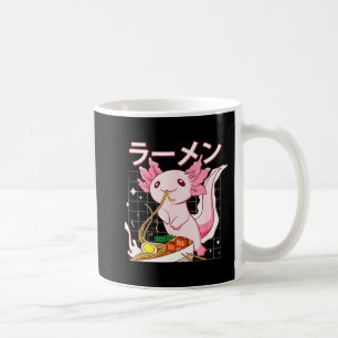 Mug Kawaii Axolotl Manger Ramen nouilles Anime Girls T