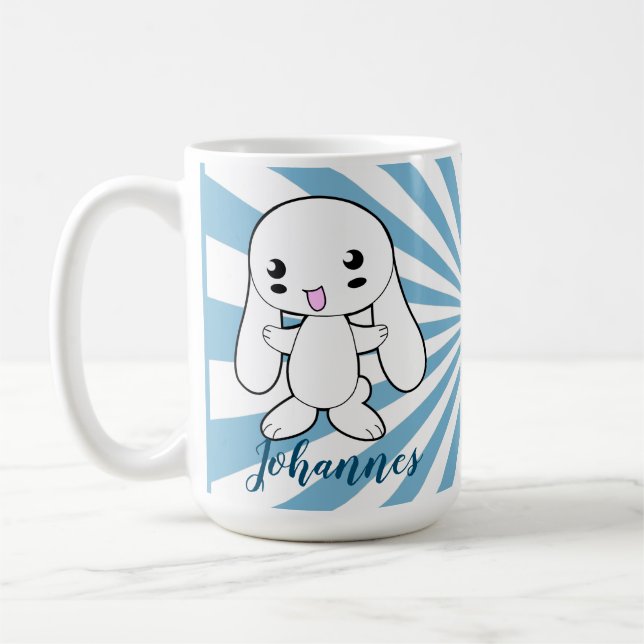 Mug Kawaii Bunny sur la coutume de l'accolade (Gauche)