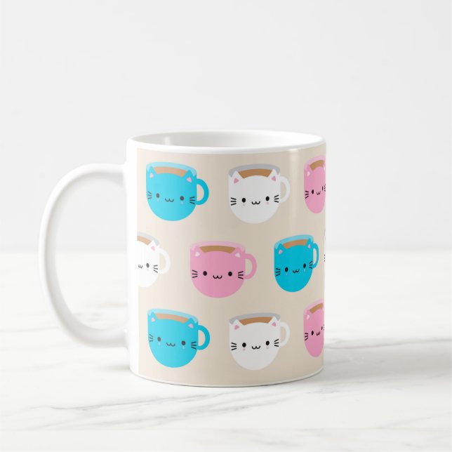 Mug Kawaii Cats Cup of Tea (Gauche)