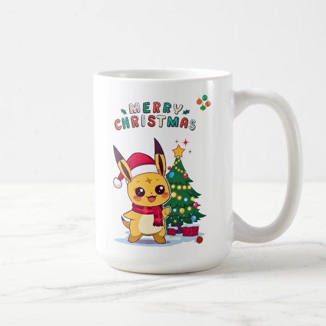 Mug Kawaii Christmas Character |Holiday Art for Anime  (Droite)