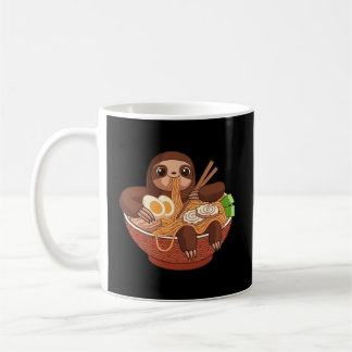 Mug Kawaii Cute Anime Sloth Otaku Japonais Ramen Noodl