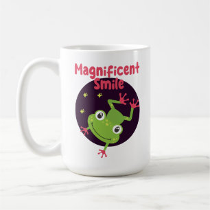 Mug Kawaii drôle mignonne grenouille heureuse souriant
