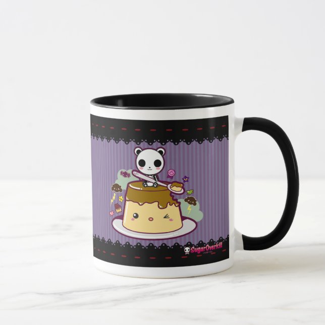 Mug Kawaii Flan attaqué ! (Droite)