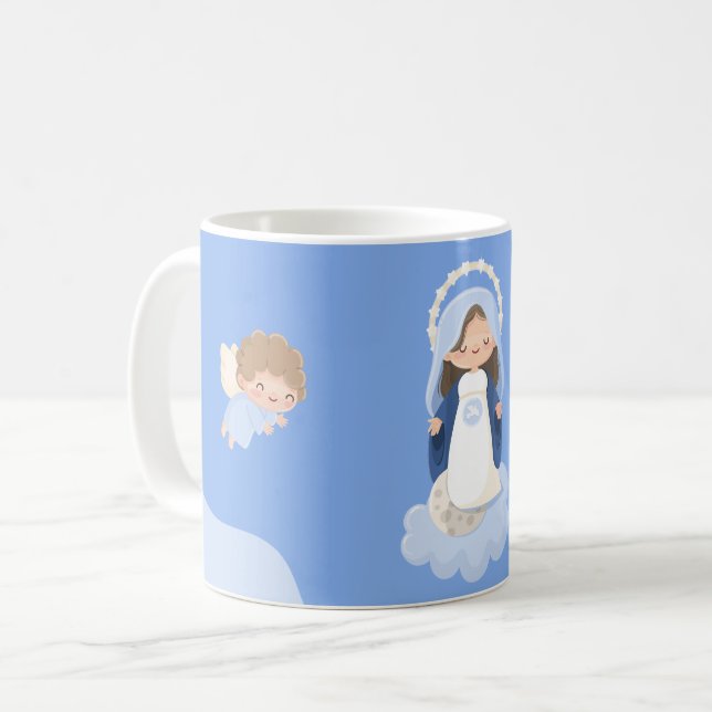 Mug Kawaii Immaculée Conception (Devant gauche)