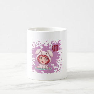 Mug Kawaii lapin du zodiaque japonais – Année du lapin