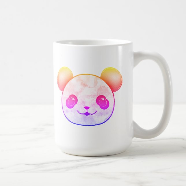Mug Kawaii Panda Dessin coloré (Droite)