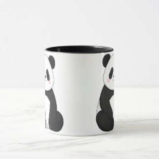 Mug Kawaii Panda noir et blanc