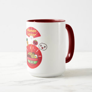 MUG KAWAII RAMEN AIMER HAPPY FOOD STYLE