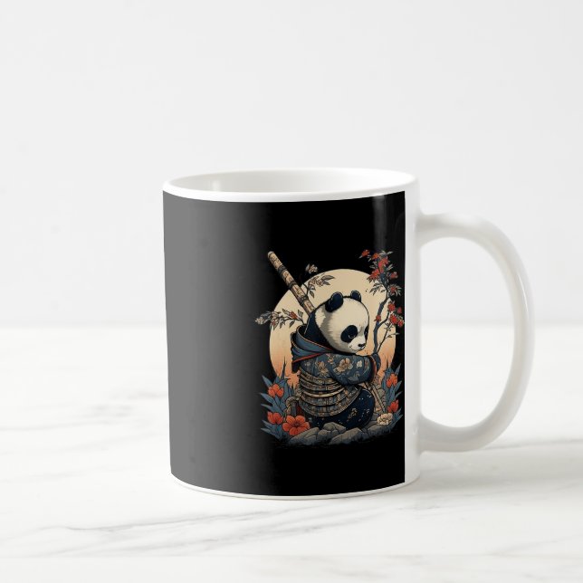 Mug Kawaii Style japonais Samurai Anime Panda (Droite)