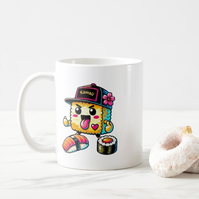 Mug Kawaii Sushi (Avec donut)