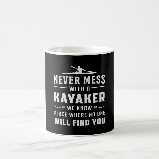 Mug Kayak Canoë Kayak Canoë Paddle Drôle Cadeau (Centre)