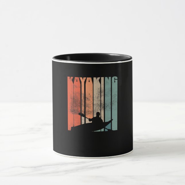 Mug Kayak Canoë Rétro (Centre)