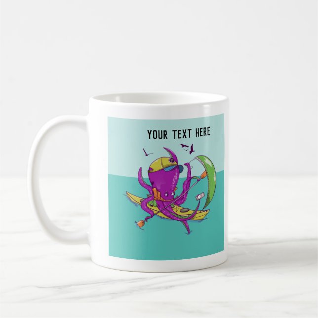 Mug Kayak de mer d'Octopus (Gauche)