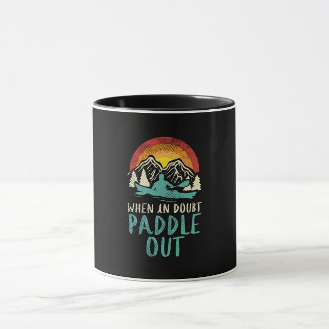 Mug Kayak nature rétro (Centre)